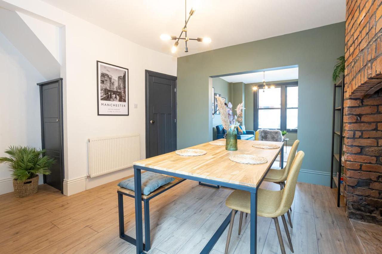 Stunning Scandi 3 Bed House In Manchester-Parking Villa Exterior foto